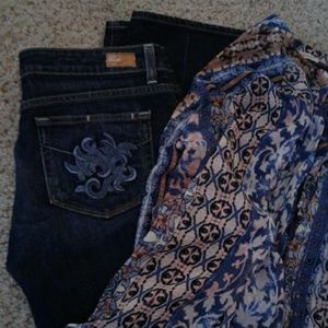 NWOT Paige Laurel canyon cropped